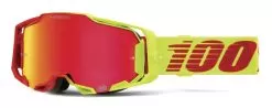 100% Armega Goggles - HiPER Mirrored Lens -Klim 100 armega goggles solaris hi per red mirror