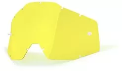 100% Racecraft / Accuri / Strata Replacement Goggle Lens 25 100% Racecraft / Accuri / Strata Replacement Goggle Lens -Klim Yellow lens