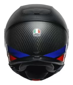 AGV Sportmodular Carbon Layer Helmet -Klim agv sportmodular carbon layer helmet matte carbon red blue 3