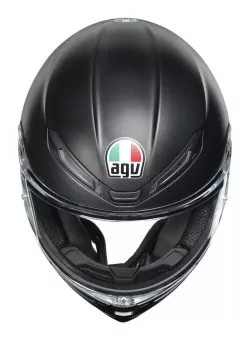 AGV K6 Helmet Matte Black / MS [Blemished - Very Good] -Klim agvk6 helmet matte black ms blemished very good matte black 6