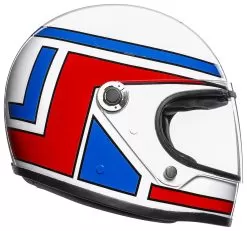 AGV X3000 Lucky Helmet (MS) -Klim agvx3000 lucky helmet white blue red 2