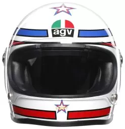 AGV X3000 Lucky Helmet (MS) -Klim agvx3000 lucky helmet white blue red 3