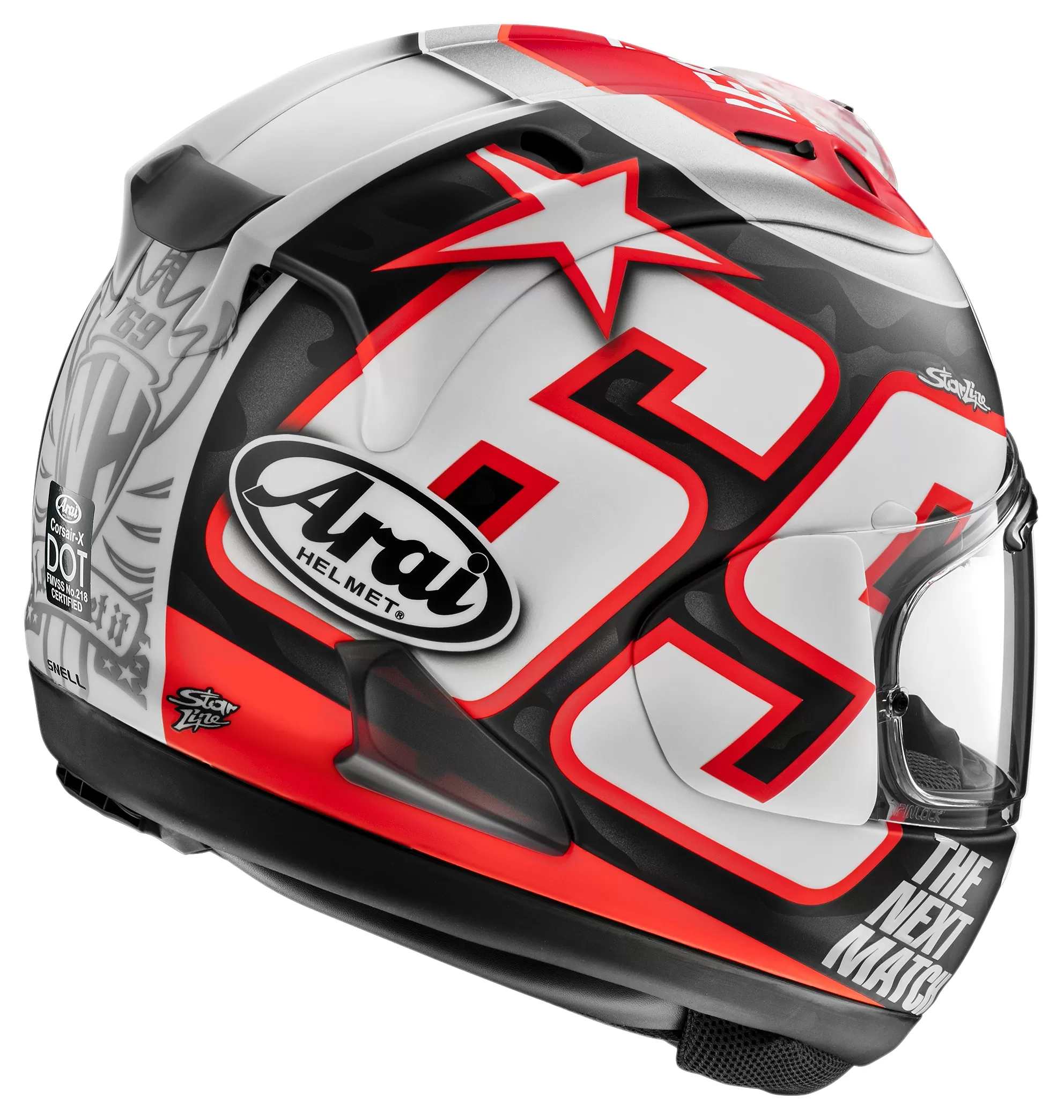 Arai Corsair-X Nicky Reset Helmet 2 Arai Corsair-X Nicky Reset Helmet - Image 2