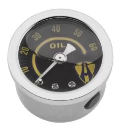 Arlen Ness Ness Liquid Filled Oil Pressure Gauge