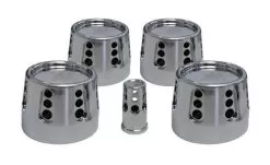 Avon Head Bolt Cover Set For Harley 1986-2022 -Klim avon head bolt cover black round 3