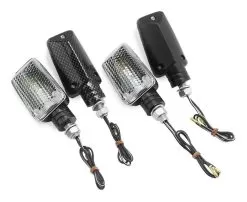 BikeMaster Universal Mini-Stalk Turn Signals -Klim bike master universal mini stalk turn signals carbon clear