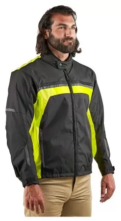 BILT Blast 2 Waterproof Jacket -Klim bilt blast2 waterproof jacket black hi viz yellow 4