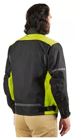 BILT Blast 2 Waterproof Jacket -Klim bilt blast2 waterproof jacket black hi viz yellow 5