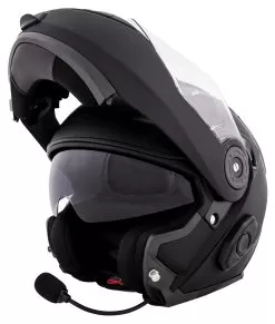 BILT Techno 3.0 Modular Sena Bluetooth Helmet -Klim bilt techno30 modular bluetooth helmet matte black 1