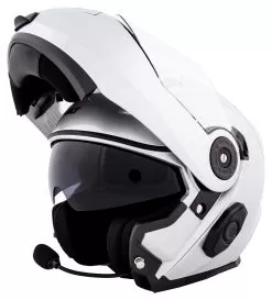 BILT Techno 3.0 Modular Sena Bluetooth Helmet -Klim bilt techno30 modular bluetooth helmet silver 1