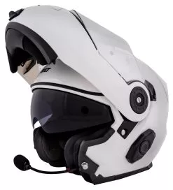 BILT Techno 3.0 Modular Sena Bluetooth Helmet -Klim bilt techno30 modular bluetooth helmet white 1