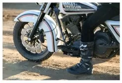 Burly MX Driver Floorboards For Harley FL 1984-2017 -Klim burly mx floorboards for harley