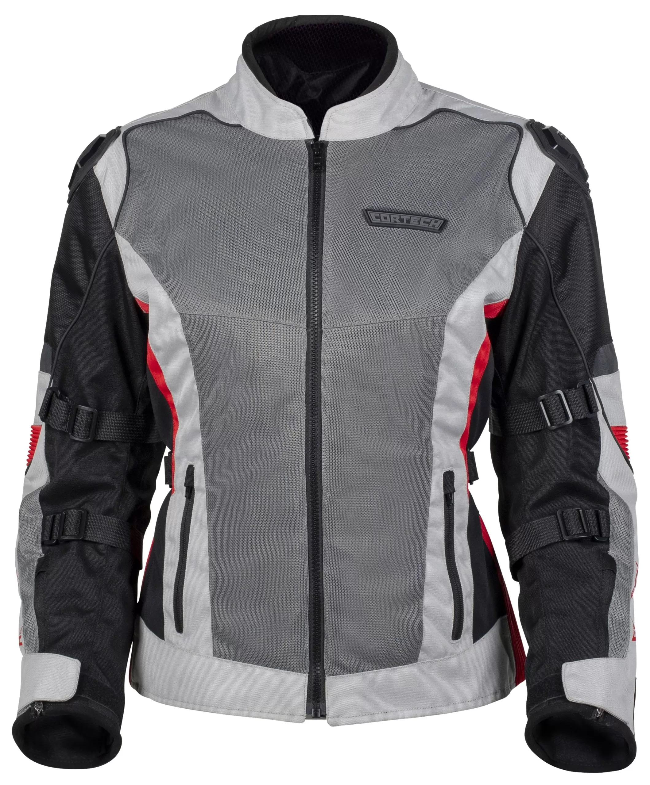 Cortech Hyper-Flo Air Women's Jacket Grey/Red / LG [Demo - Good]