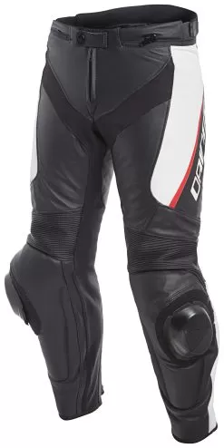 Dainese Delta 3 Leather Pants -Klim dainese delta3 leather pants black white red