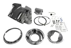 Drag Specialties 7" Headlight Nacelle Kit For Harley Softail 1986-2017 -Klim drag specialties7 headlight nacelle kit for harley softail19862017 2