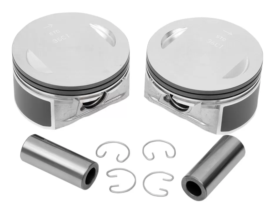 Drag Specialties Replacement Pistons For Harley Twin Cam 96" 2007-2013 1 Drag Specialties Replacement Pistons For Harley Twin Cam 96" 2007-2013