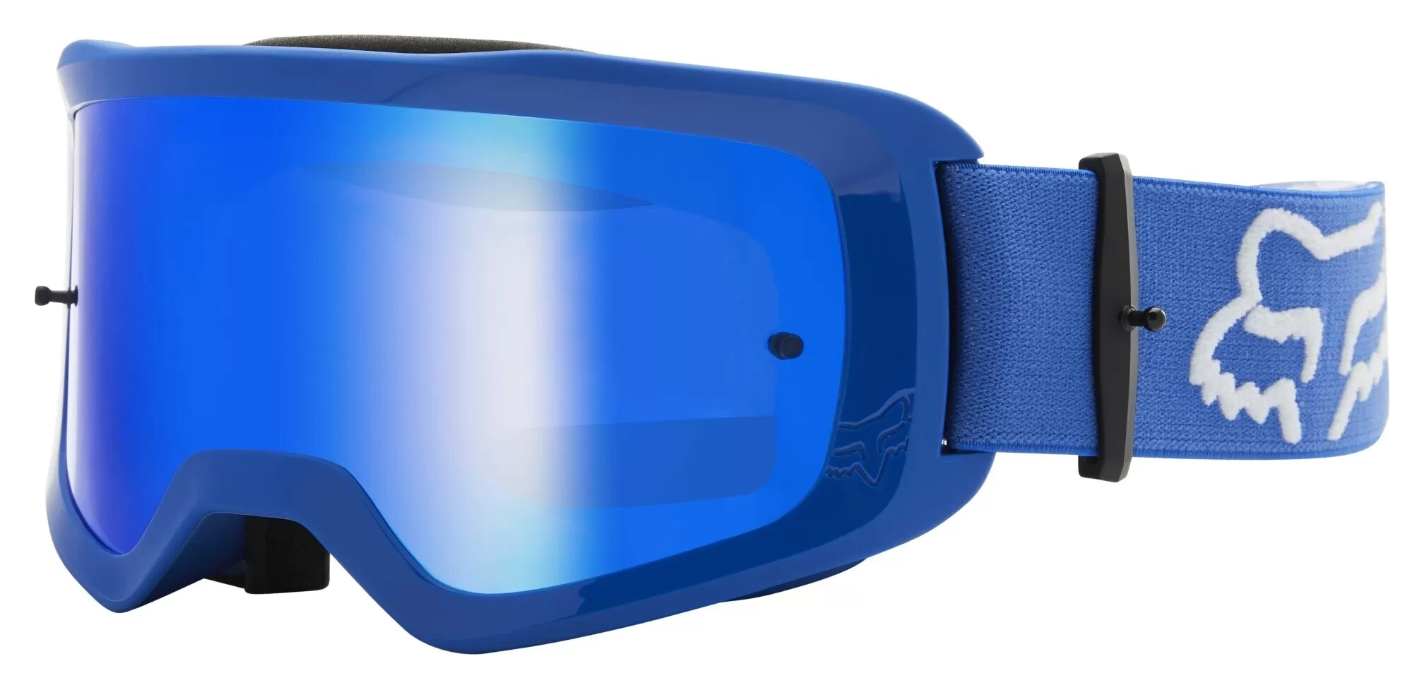 Fox Racing Main Stray Mirrored Goggles Blue [Open Box]