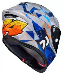 HJC RPHA 1N Espargaro Helmet -Klim hjcrpha1 n espargaro helmet silver blue orange 2