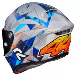 HJC RPHA 1N Espargaro Helmet -Klim hjcrpha1 n espargaro helmet silver blue orange 3