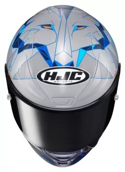 HJC RPHA 1N Espargaro Helmet -Klim hjcrpha1 n espargaro helmet silver blue orange 4