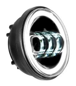 HogWorkz LED 4 1/2" Halomaker Passing Lamps For Harley -Klim hog workz led412 halomaker passing lamps for harley 2