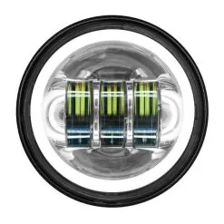 HogWorkz LED 4 1/2" Halomaker Passing Lamps For Harley -Klim hog workz led412 halomaker passing lamps for harley 5