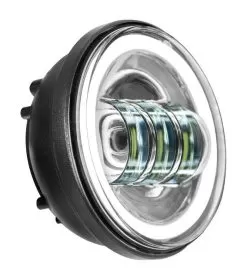 HogWorkz LED 4 1/2" Halomaker Passing Lamps For Harley -Klim hog workz led412 halomaker passing lamps for harley 6