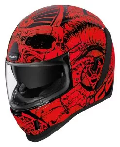 Icon Airform Sacrosanct Helmet -Klim icon airform sacrosanct helmet red