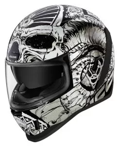 Icon Airform Sacrosanct Helmet -Klim icon airform sacrosanct helmet white