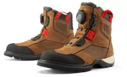 Icon Stormhawk WP Boots -Klim icon stormhawk waterproof boots brown