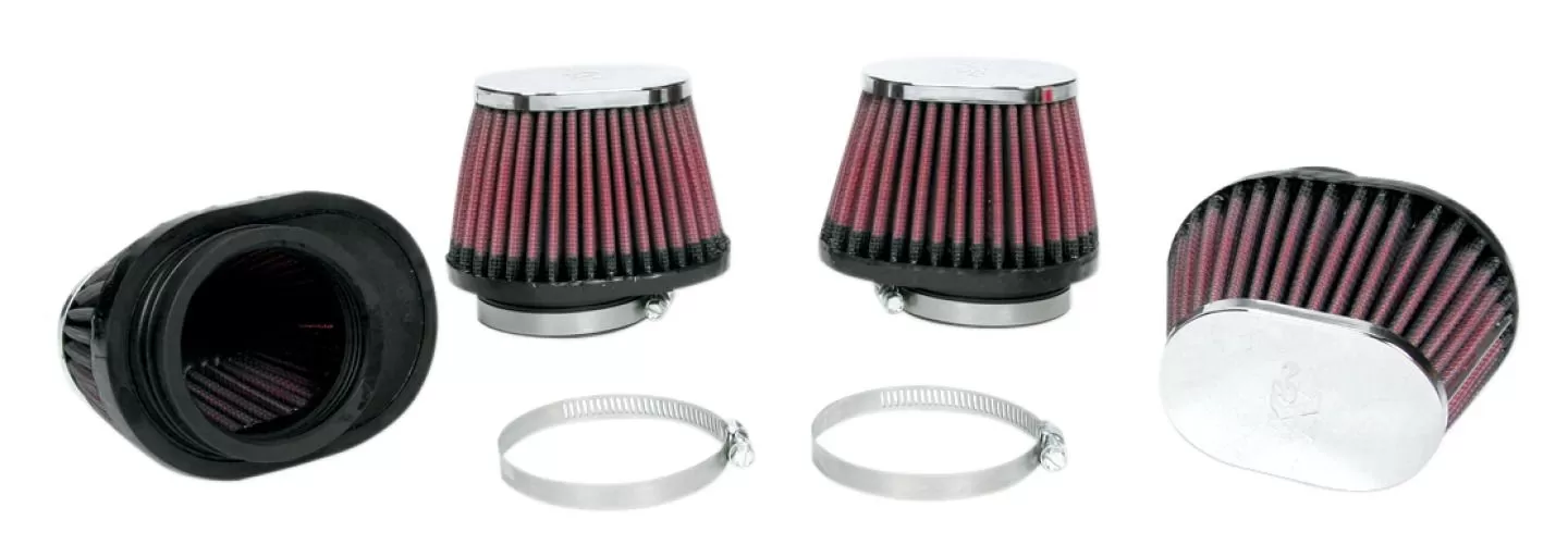 K&N Clamp-On Air Filters Honda / Kawasaki / Suzuki / Yamaha - Image 2