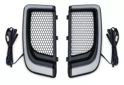 Kuryakyn Tracer LED Fairing Lower Grills For Harley Touring 2014-2023