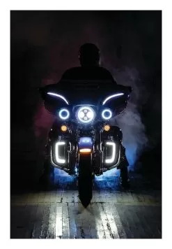 Kuryakyn Tracer LED Fairing Lower Grills For Harley Touring 2014-2023 -Klim kuryakyn tracer led fairing lower grills for harley touring20142020 9