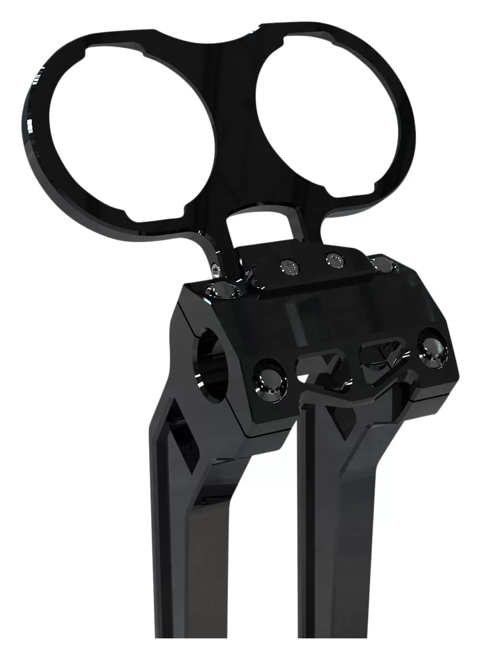 LA Choppers Dual Gauge Mount For Harley Dyna / Sportster 1999-2022 1 LA Choppers Dual Gauge Mount For Harley Dyna / Sportster 1999-2022