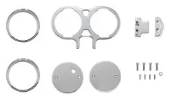 LA Choppers Dual Gauge Mount For Harley Dyna / Sportster 1999-2022 5 LA Choppers Dual Gauge Mount For Harley Dyna / Sportster 1999-2022 -Klim la choppers dual gauge mount for harley dyna sportster19992022 chrome