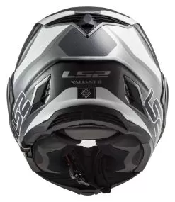 LS2 Valiant II Orbit Helmet -Klim ls2 helmets valiant ii orbit modular motorcycle helmet w sunshield jeans grey silver white 6