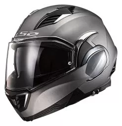 LS2 Valiant II Helmet -Klim ls2 valiant ii helmet matte titanium