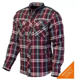 Merlin Hendrix Riding Shirt -Klim merlin hendrix riding shirt red navy 1