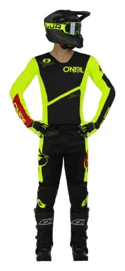 O'Neal Hardwear Air Slam Pants -Klim o neal hardwear air slam pants black hi viz yellow 2