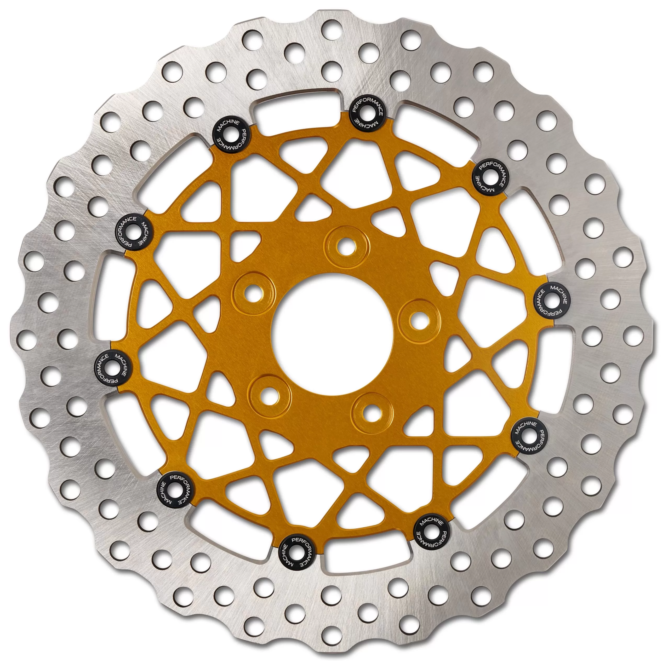 Performance Machine Speedstar 11.8" Floating Rear Brake Rotor For Harley 2008-2023 - Image 2