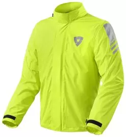REV'IT! Cyclone 3 H2O Rain Jacket -Klim revit cyclone3 h2 o rain jacket neon yellow