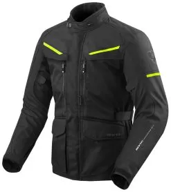 REV'IT! Safari 3 Jacket -Klim revit jacket safari black neon yellow
