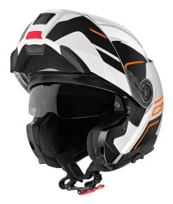 Schuberth C5 Master Helmet -Klim schuberth c5 master helmet black white orange 1