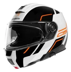 Schuberth C5 Master Helmet -Klim schuberth c5 master helmet black white orange