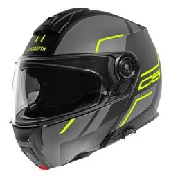 Schuberth C5 Master Helmet -Klim schuberth c5 master helmet grey yellow