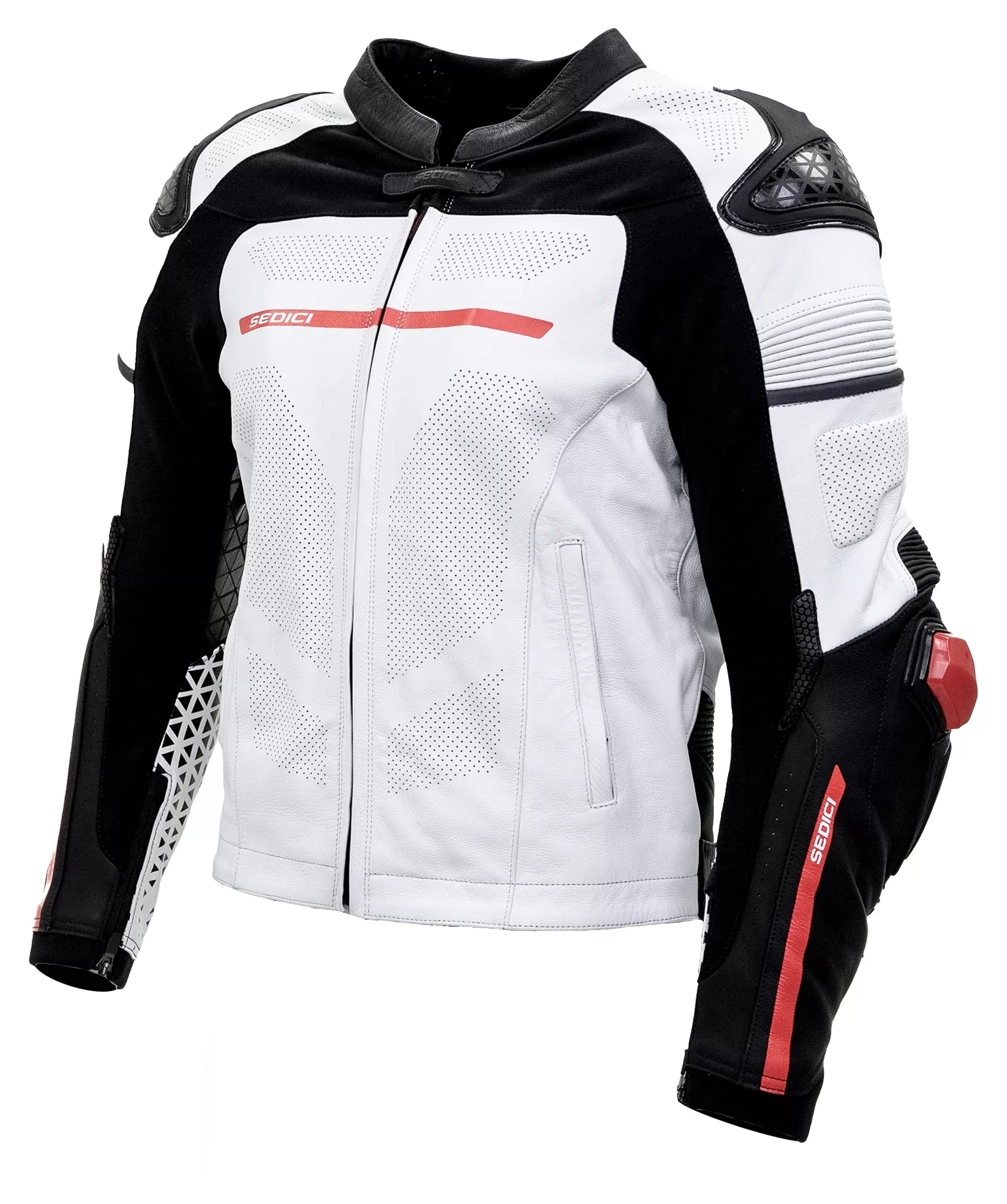 Sedici Corsa Perforated Leather Jacket 10 Sedici Corsa Perforated Leather Jacket - Image 10