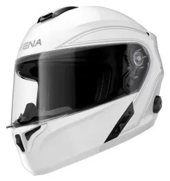 Sena Outrush Bluetooth Helmet -Klim sena outrush modular helmet white