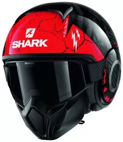 Shark Street Drak Crower Helmet -Klim shark street drak crower mat black anthracite red