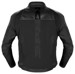 Spidi DP Progressive Hybrid Leather Jacket -Klim spidi dp progressive hybr black fluorescente yellow black 1
