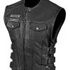 Street & Steel Anarchy Leather Vest